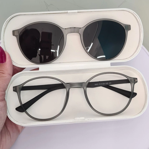 5803 - ÓCULOS CLIP-ON THÉO CINZA