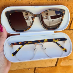 LQ5057 - ÓCULOS CLIP-ON BEATRICE ANIMAL PRINT - comprar online