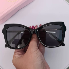 ZR6521- ÓCULOS CLIP-ON MUSA PRETO - NB Óculos