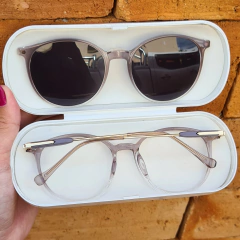 6511 - ÓCULOS CLIP-ON DUDA CINZA - comprar online