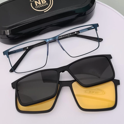 SH3380 - OCULOS CLIP- ON HEBERT AZUL