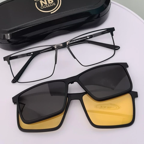 SH3380 - OCULOS CLIP- ON HEBERT PRETO