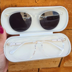 6511 - ÓCULOS CLIP-ON DUDA TRANSPARENTE