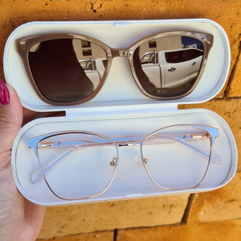 LQ5057 - ÓCULOS CLIP-ON BEATRICE ROSE GOLD