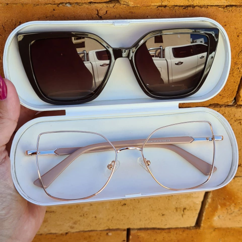 LQC0234 - ÓCULOS CLIP-ON ARABELA DOURADO