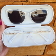 65118 - OCULOS CLIP-ON AGATA TRANSPARENTE