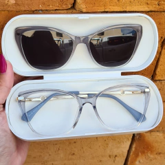 65118 - OCULOS CLIP-ON AGATA BABY BLUE