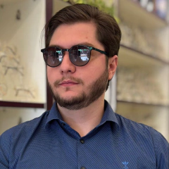 LQC0186 - ÓCULOS CLIP-ON LION MARROM - loja online