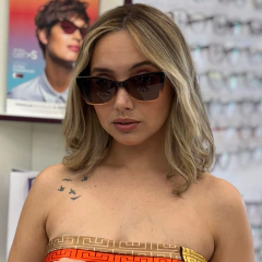 OM8718 - OCULOS CLIP-ON KIARA MARROM COM DEGRADE - comprar online