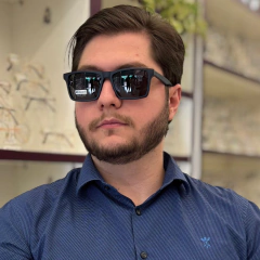 BC8105 - ÓCULOS CLIP-ON GABRIEL AZUL MARINHO FOSCO na internet