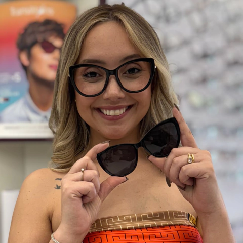 ZX25049 - OCULOS CLIP-ON CLARISSA PRETO