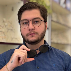 BS9011 - OCULOS CLIP-ON DANIEL AZUL ESCURO - loja online