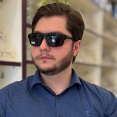 PZ20146 - OCULOS CLIP-ON ISAQUE PRETO/AZUL - NB Óculos