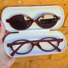 NT6139- ÓCULOS CLIP-ON MÉRIDA BORDÔ na internet