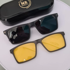 BC8105 - ÓCULOS CLIP-ON GABRIEL CINZA - NB Óculos