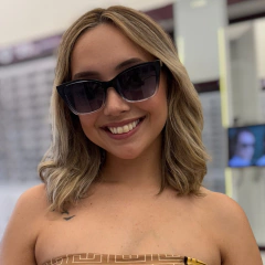 76064 - ÓCULOS CLIP-ON SELINE PRETO COM DEGRADE - NB Óculos