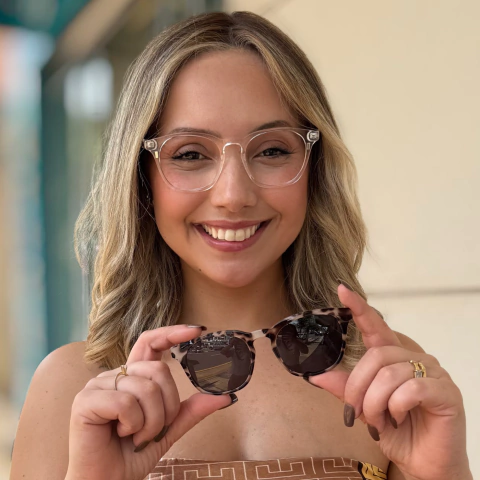 PZ10079 - ÓCULOS CLIP-ON NÁDIA TRANSPARENTE