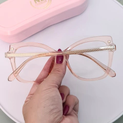 ZR6521- ÓCULOS CLIP-ON MUSA NUDE TRANSLUCIDO na internet