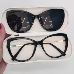 ZX25049 - OCULOS CLIP-ON CLARISSA PRETO na internet