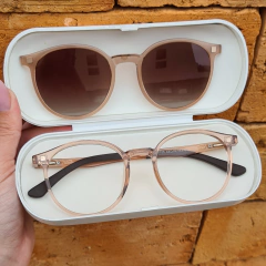 LQC0186 - ÓCULOS CLIP-ON LION NUDE TRANSLUCIDO - comprar online