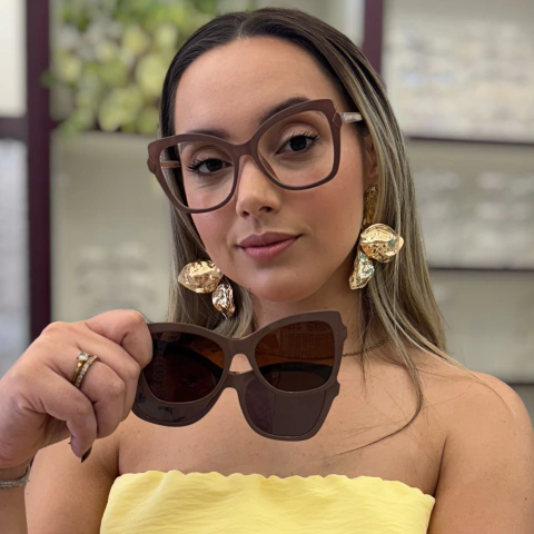 ZR6521- ÓCULOS CLIP-ON MUSA NUDE