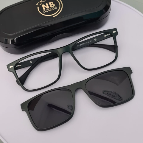 T65123 - OCULOS CLIP-ON MATHEUS VERDE ESCURO - comprar online