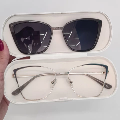 CO125 - ÓCULOS CLIP-ON JUNIPER CINZA na internet