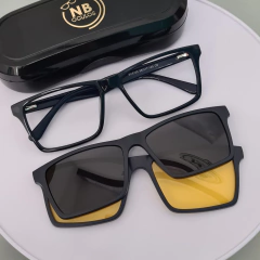 BC8105 - ÓCULOS CLIP-ON GABRIEL AZUL MARINHO BRILHOSO - comprar online