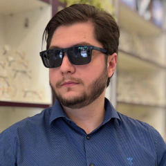 C0132 - OCULOS CLIP-ON ZAC AZUL ESCURO - loja online