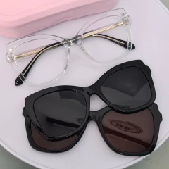 ZR6521- ÓCULOS CLIP-ON MUSA TRANSPARENTE