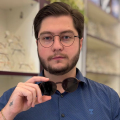 BS9011 - OCULOS CLIP-ON DANIEL MARROM - NB Óculos