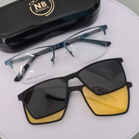 SH3437 - ÓCULOS CLIP-ON THIAGO AZUL - comprar online