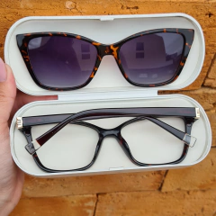 76064 - ÓCULOS CLIP-ON SELINE ANIMAL PRINT - comprar online