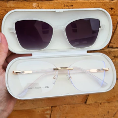 NT6611- OCULOS CLIP-ON MORGANA DOURADO COM MARMORIZADO - comprar online