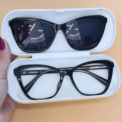 PZ10078 - ÓCULOS CLIP-ON AGNES PRETO na internet