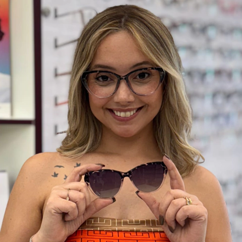 ZX25049 - OCULOS CLIP-ON ALÍCIA ANIMAL PRINT