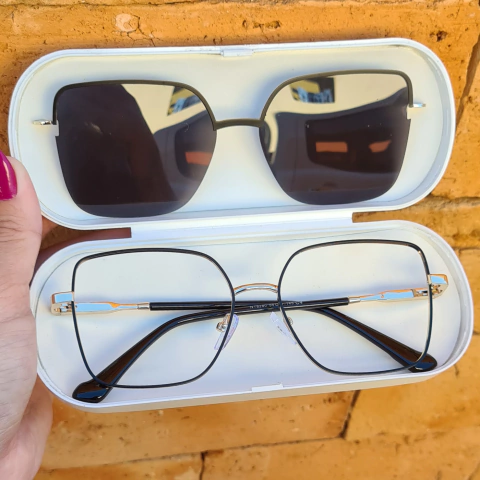 NT8280 - ÓCULOS CLIP-ON MAGDA PRETO - comprar online