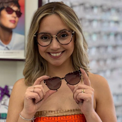 95318 - OCULOS CLIP-ON CHLOE ANIMAL PRINT