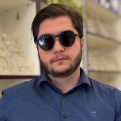 BS9011 - OCULOS CLIP-ON DANIEL AZUL ESCURO - NB Óculos