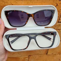 76064 - ÓCULOS CLIP-ON SELINE ANIMAL PRINT