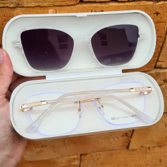 NT6611- OCULOS CLIP-ON MORGANA DOURADO COM MARMORIZADO na internet