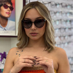 95318 - OCULOS CLIP-ON CHLOE ANIMAL PRINT - comprar online