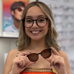 9511 - ÓCULOS CLIP-ON ANTÔNIA ANIMAL PRINT