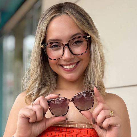 95828 - ÓCULOS CLIP-ON INGRID TARTARUGA