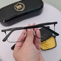 SH3434 - ÓCULOS CLIP-ON PATRICK PRETO - NB Óculos