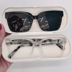 C0162- OCULOS CLIP-ON FELIPE CINZA FOSCO