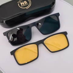 BC8103 - ÓCULOS CLIP-ON MARCOS AZUL ESCURO na internet