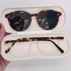 C0159 - ÓCULOS CLIP-ON LANA TRANSPARENTE - NB Óculos