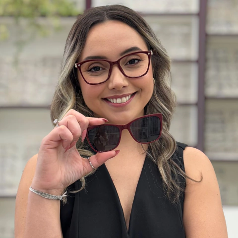 6569 - ÓCULOS CLIP-ON ELISA BORDÔ - comprar online