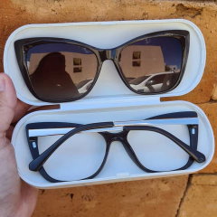 LQC0183 - ÓCULOS CLIP-ON MAITÊ MARROM na internet